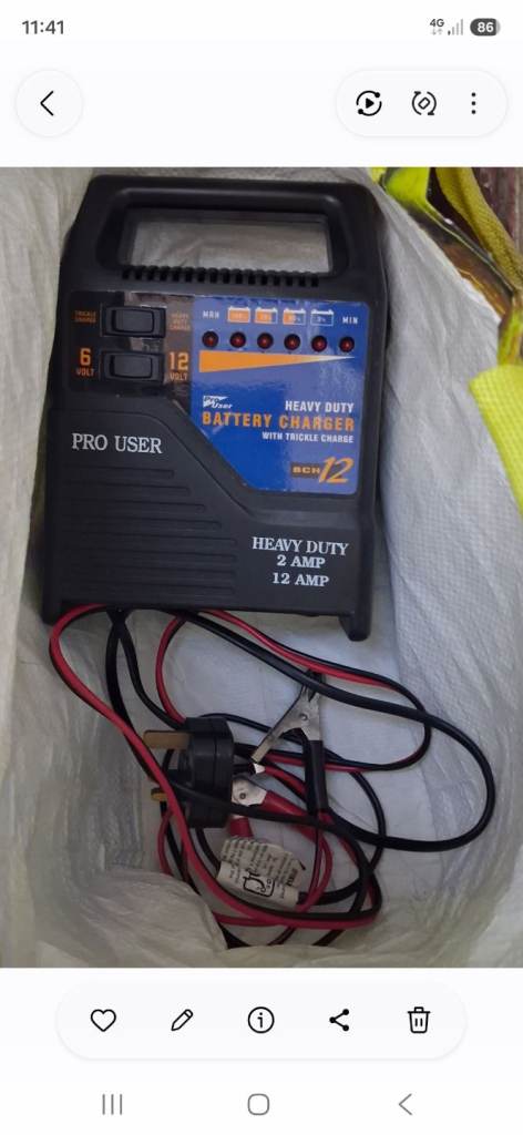 Car / bike battery charger