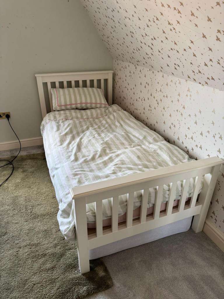 Single Bed and Mattress