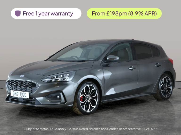 2021 Ford Focus 1.0 EcoBoost Hybrid mHEV 155 ST-Line X Edition 5dr HATCHBACK PETROL Manual