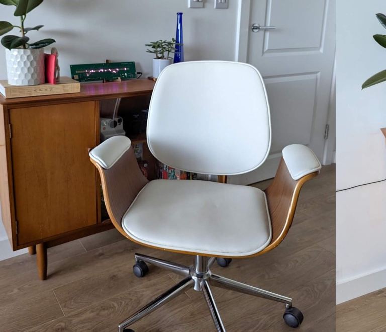 Swivel Leather Office Chair 