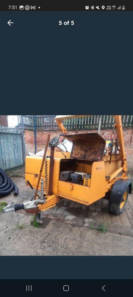 Skip trailer honda engine