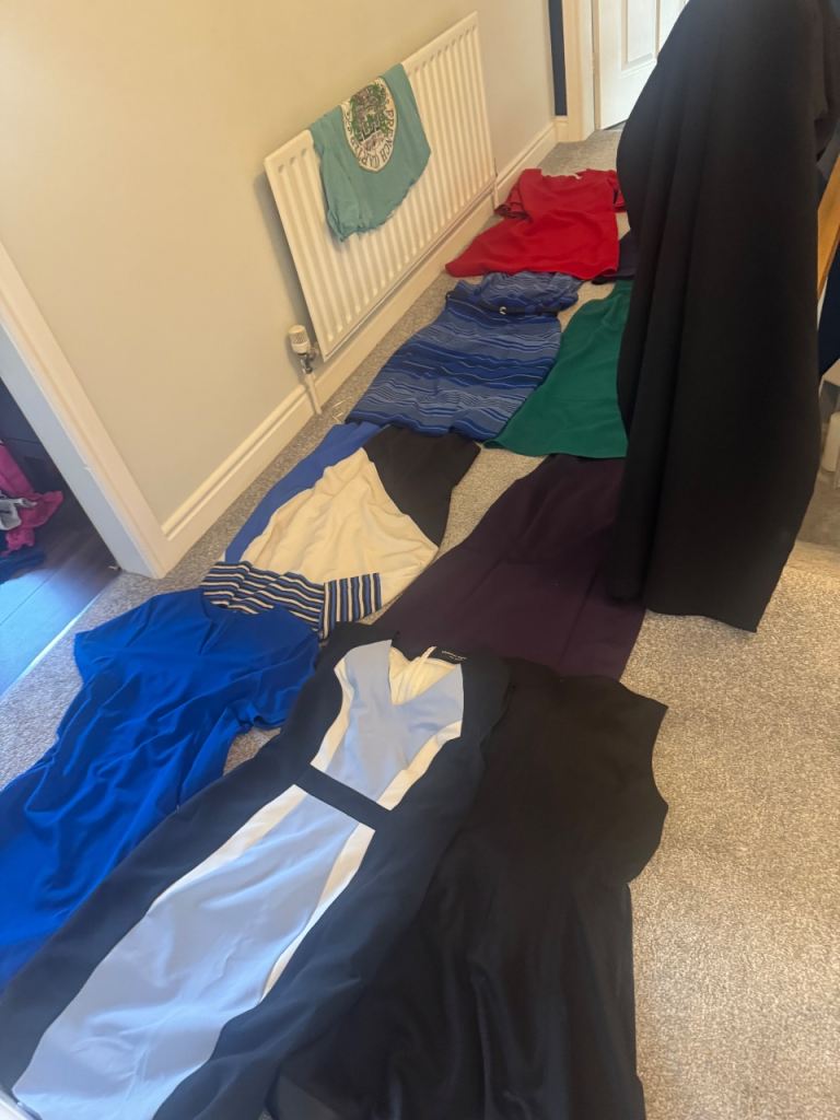 Bundle of Women's Dresses – Various Colours, Good Condition