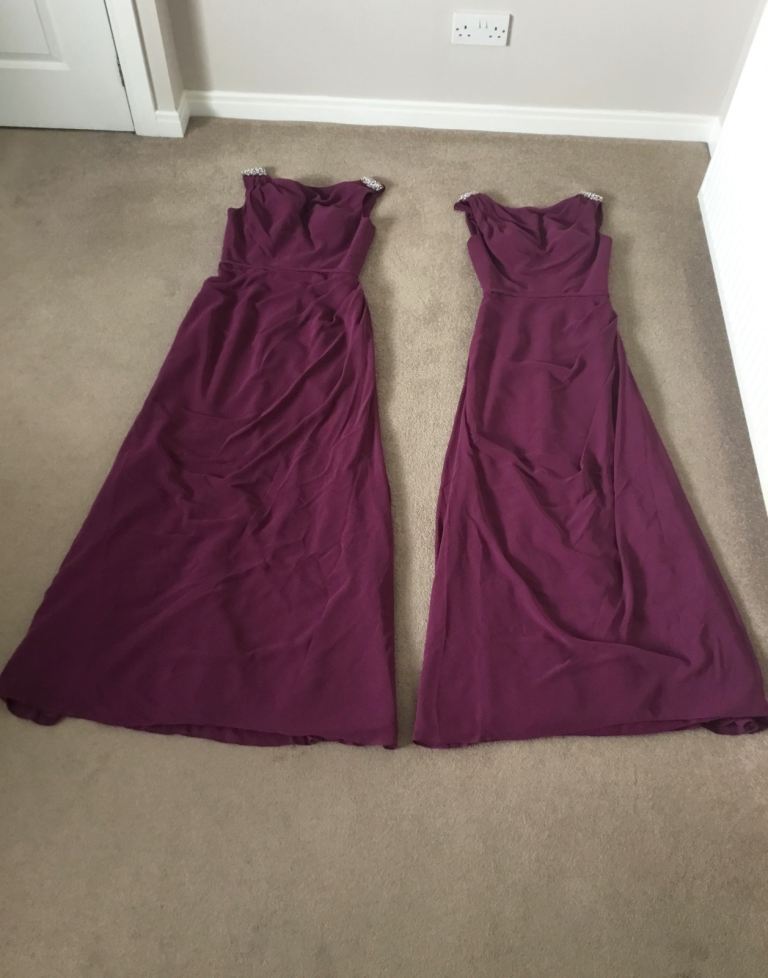 TRUE BRIDE Bridesmaid Dresses size 12 & 10 (High Street 10 & 6/8)
