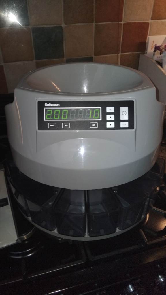 Safescan 1250 coin counter sorter