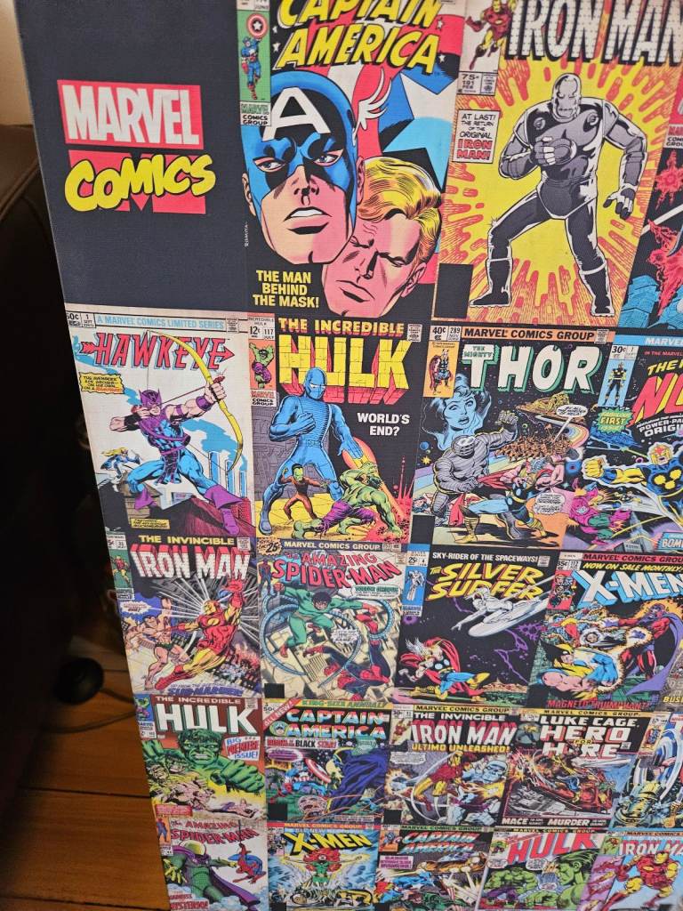 Large marvel comics canvas price reduced