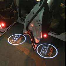 AUDI Car Door Logo Projector Light, 4pcs LED Car Welcome Lights