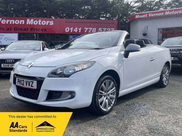 2012 Renault Megane 1.4 16V TCE GT Line TomTom 2dr CONVERTIBLE PETROL Manual