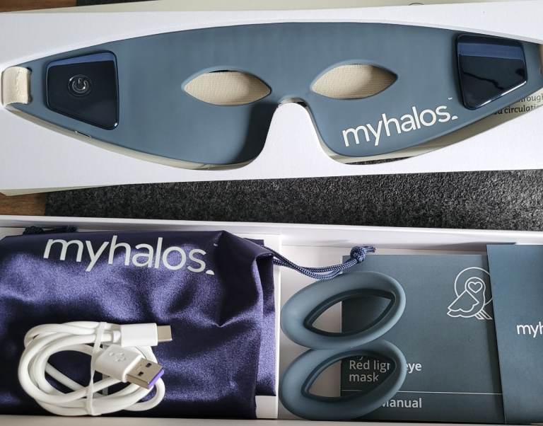 MyHalos Red Light LED Therapy Eye Mask *Brand new bargain price*