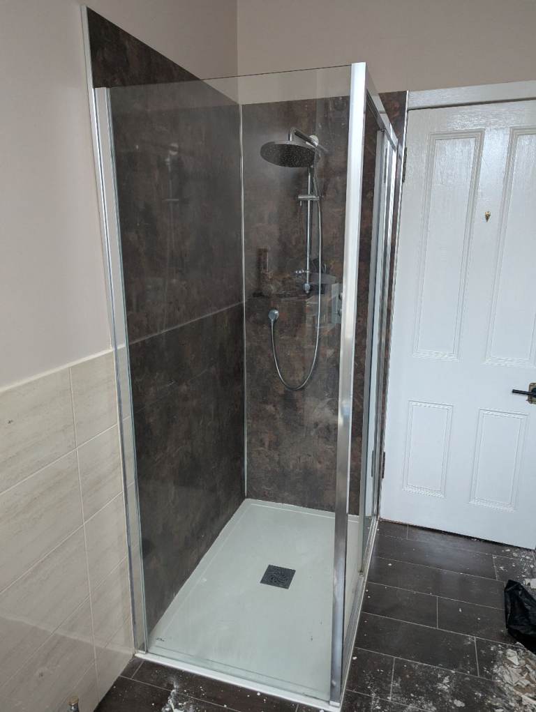 Shower tray -stone/concrete - 1200mm by 800mm