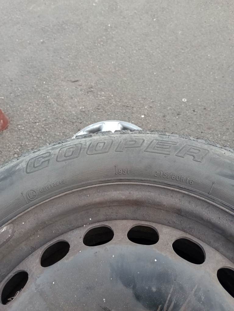 image for Skoda VW Audi steel wheels with tyres 