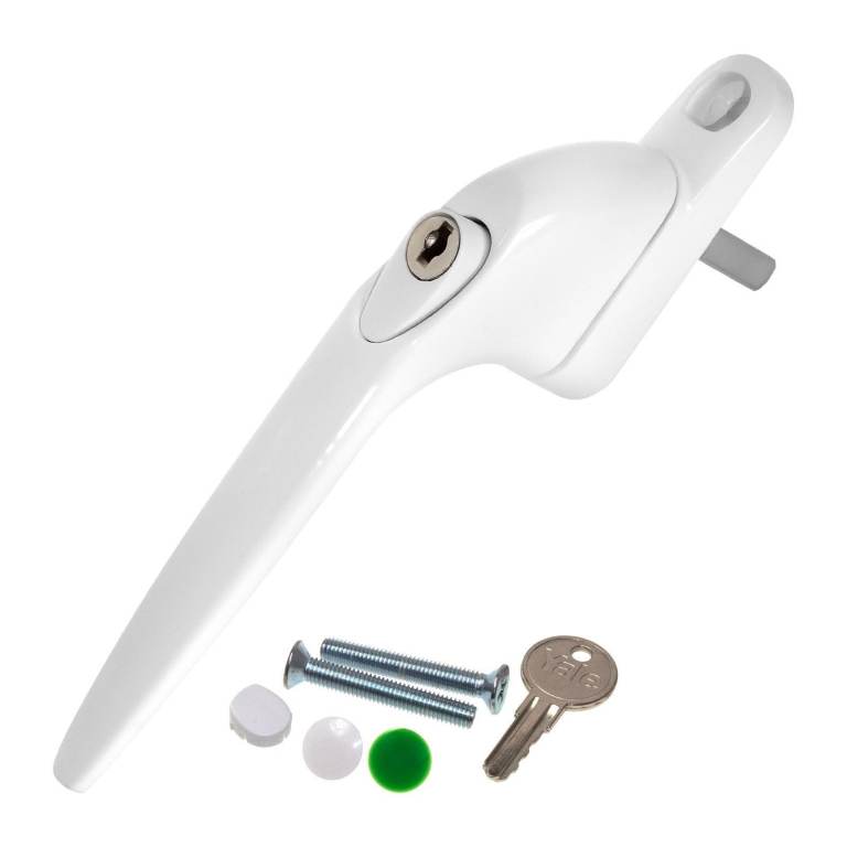 BRAND NEW **YALE** UPVC WINDOW HANDLES INLINE DOUBLE GLAZING UNIVERSAL KEY LOCKING ESPAG £5 EACH
