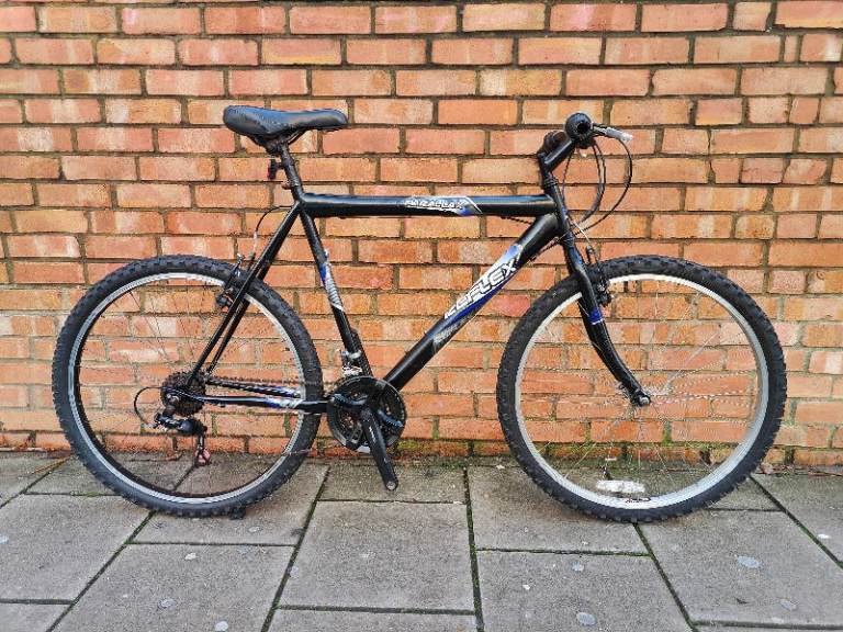 SERVICED (3313) 26" REFLEX PARALLAX 18-speed Steel Hybrid BIKE Mountain BICYCLE Size L/XL
