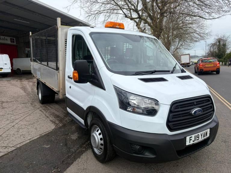 2019 Ford Transit 350 EcoBlue LWB L3 Dropside 3.6m / 12ft bed - ONE OWNER + ONLY 34000 MILES Drop...