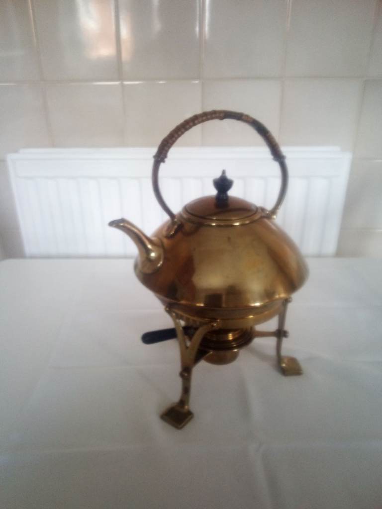 ANTIQUE BRASS KETTLE 