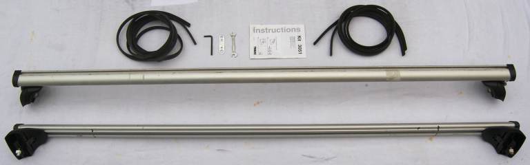 Thule 753 System Roof Rail Pair + Kit 3051 Feet for Fixpoint Mounting, Citroen Dispatch, etc