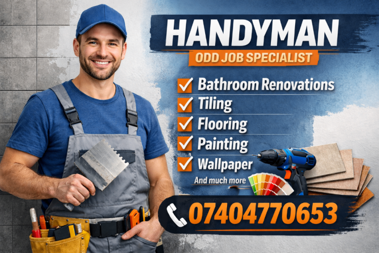 Hadyman tiling, painting, plasterippng, othe