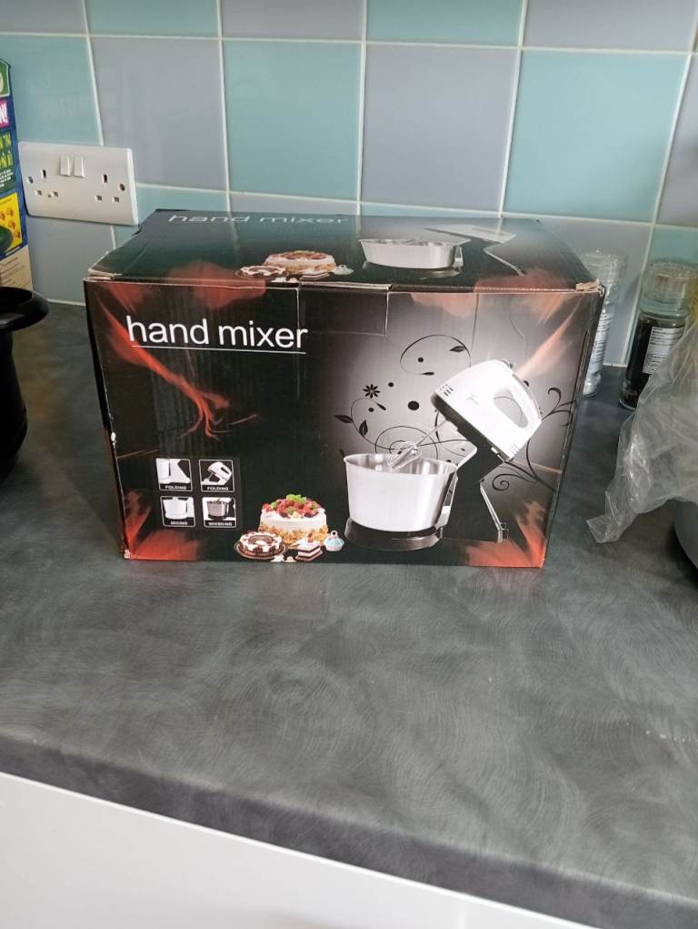 New Hand Mixer with Bowl - Unused