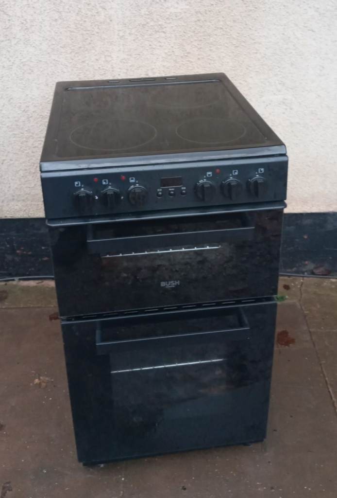 ELECTRIC COOKER: BUSH, 50CM WIDE * delivery available *