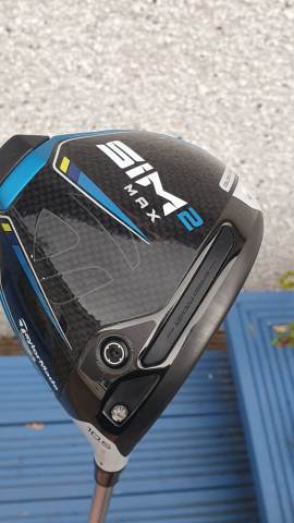 TaylorMade Sim Max 2 Driver, Kuro Kage Stiff Shaft, as new