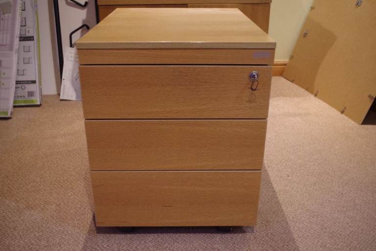 Project 3 Drawer Mobile Pedestal Filing Cabinet