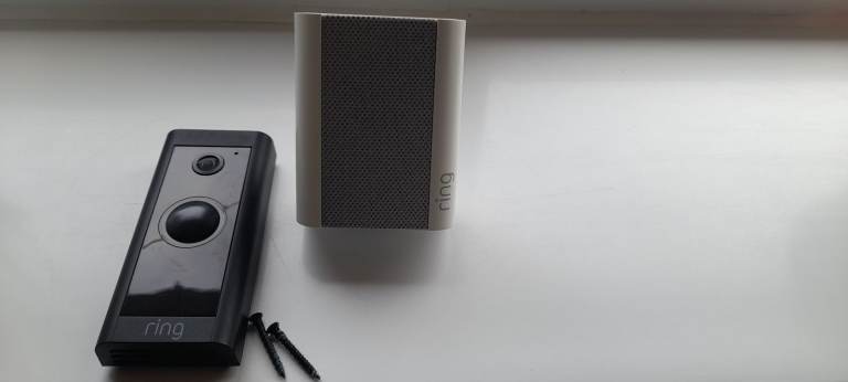 Wired Ring doorbell and chime