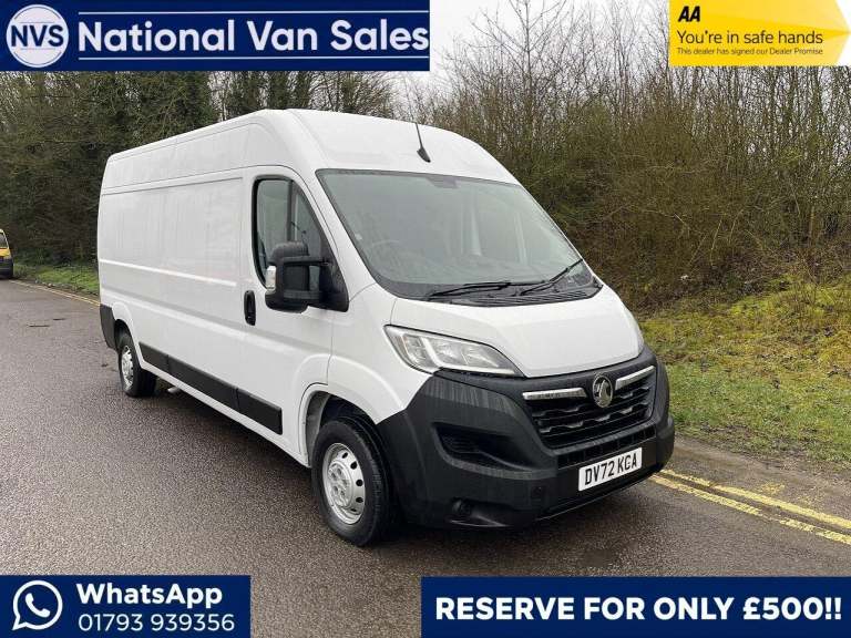 2022 Vauxhall Movano 2.2 CDTi 3500 BiTurbo Dynamic FWD L3 H2 Euro 6 (s/s) 5dr PANEL VAN Diesel Ma...