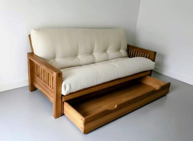 image for Futon company oke Built quality solid real oak right top range bring everyday luxury heart of home