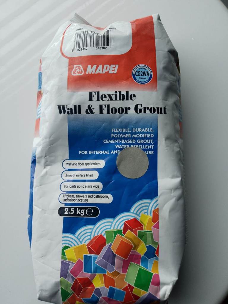 Grey Grout, Leveling Spacers, Application Bag 
