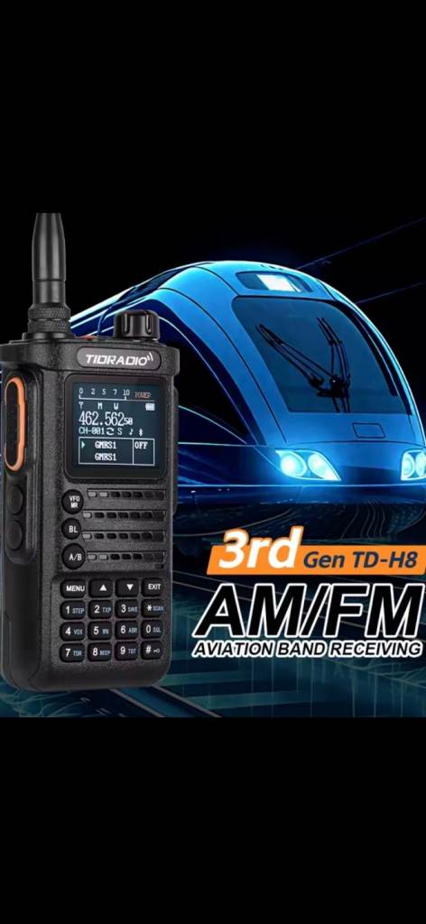 Fully Pogrammed Walkie talkie scanner Aviation Marine Amateur Radio AM FM HF VHF UHF PMR CB