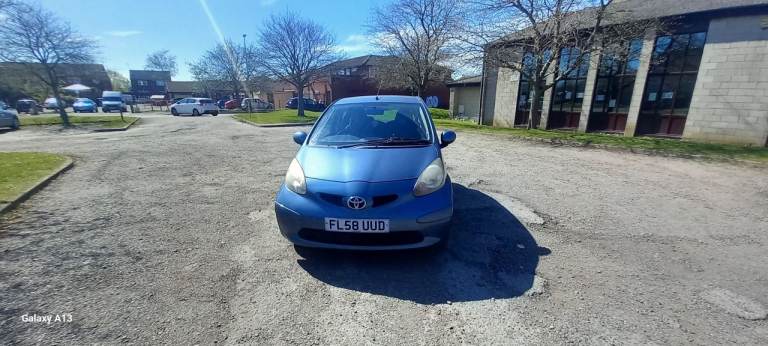 IDEAL 1ST CAR 2008 58 TOYOTA AYGO BLUE 83K MILES FSH 