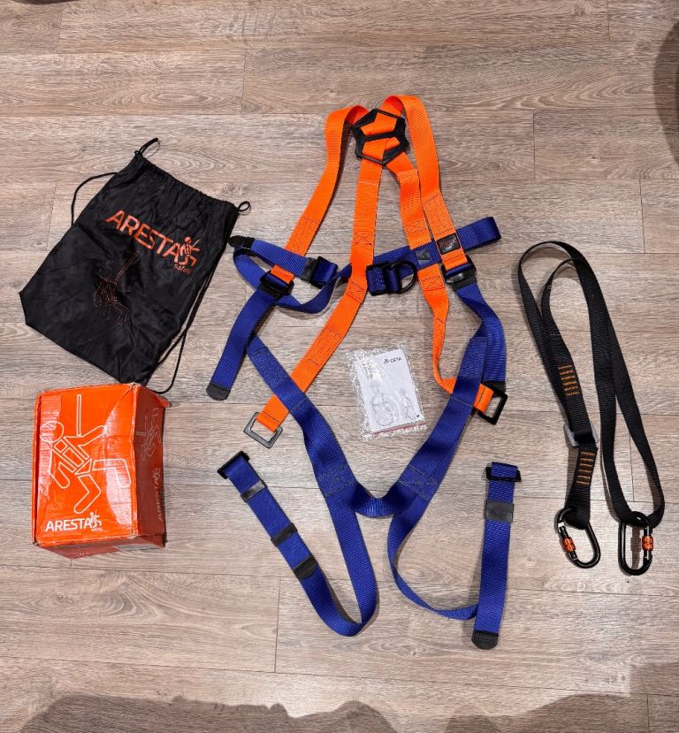 ARESTA MEWP KIT 2S Safety Harness with Lanyard and Bag