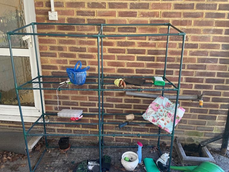 1 year old plastic greenhouse 