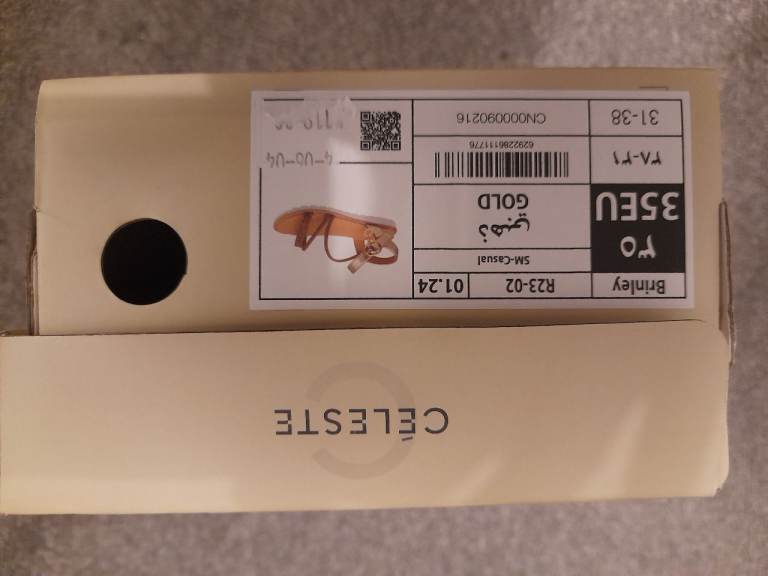 Celeste Girls Gold Sparkly Sandals