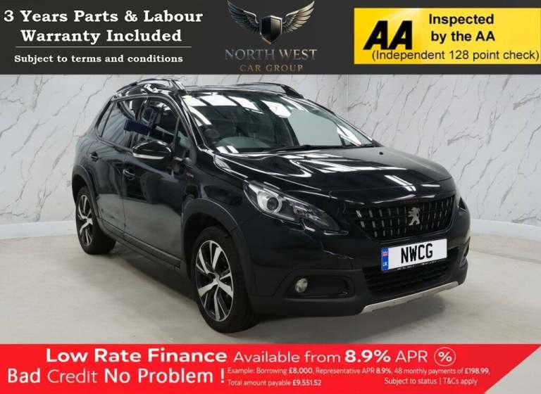 2018 Peugeot 2008 1.6 BlueHDi GT Line SUV 5dr Diesel Manual Euro 6 (s/s) (120 ps) HATCHBACK Diese...