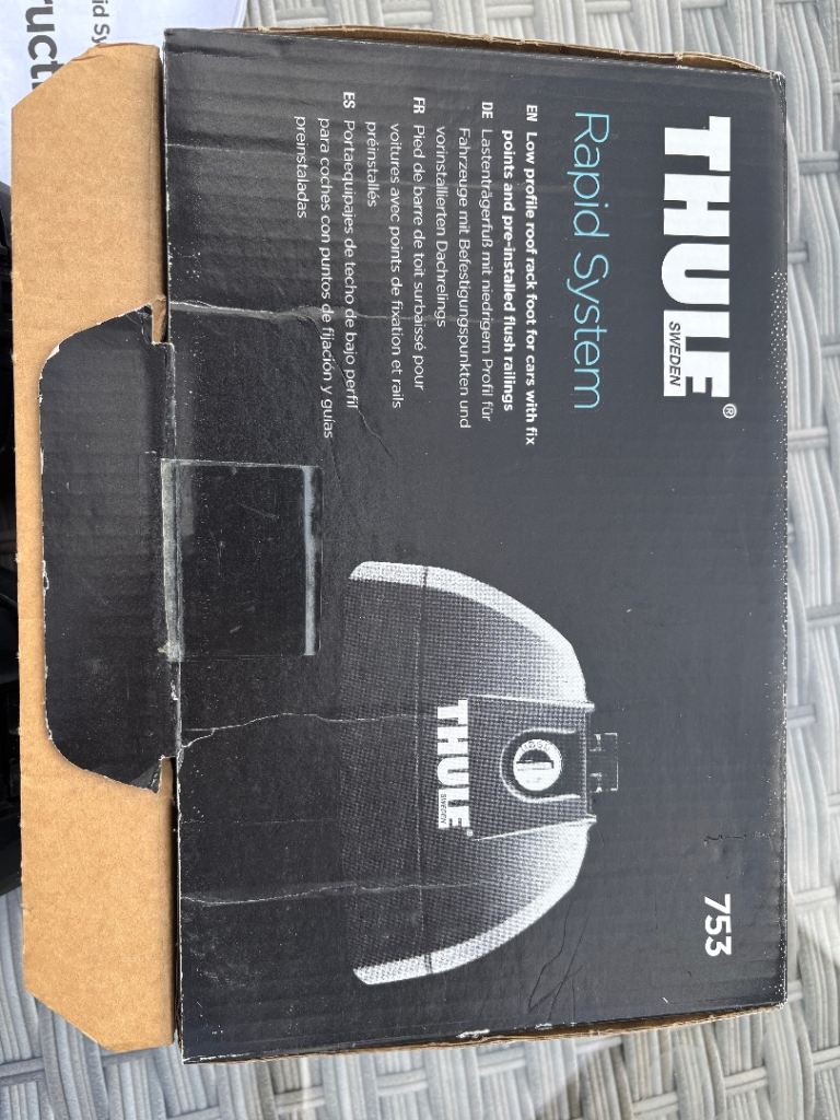Thule Rapid System 753 roof bar foot pack