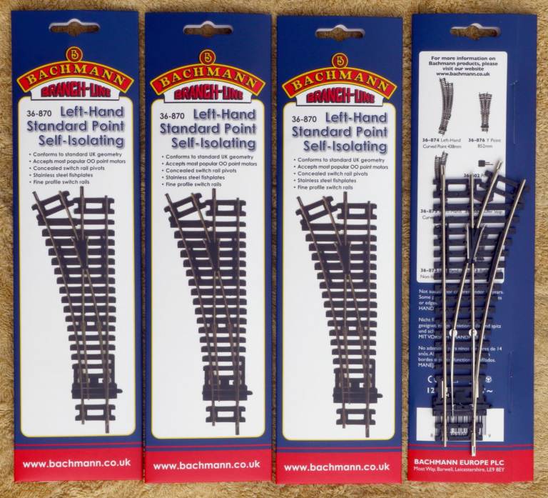 Bachmann / PECO Track For Sale - All brand new and unused