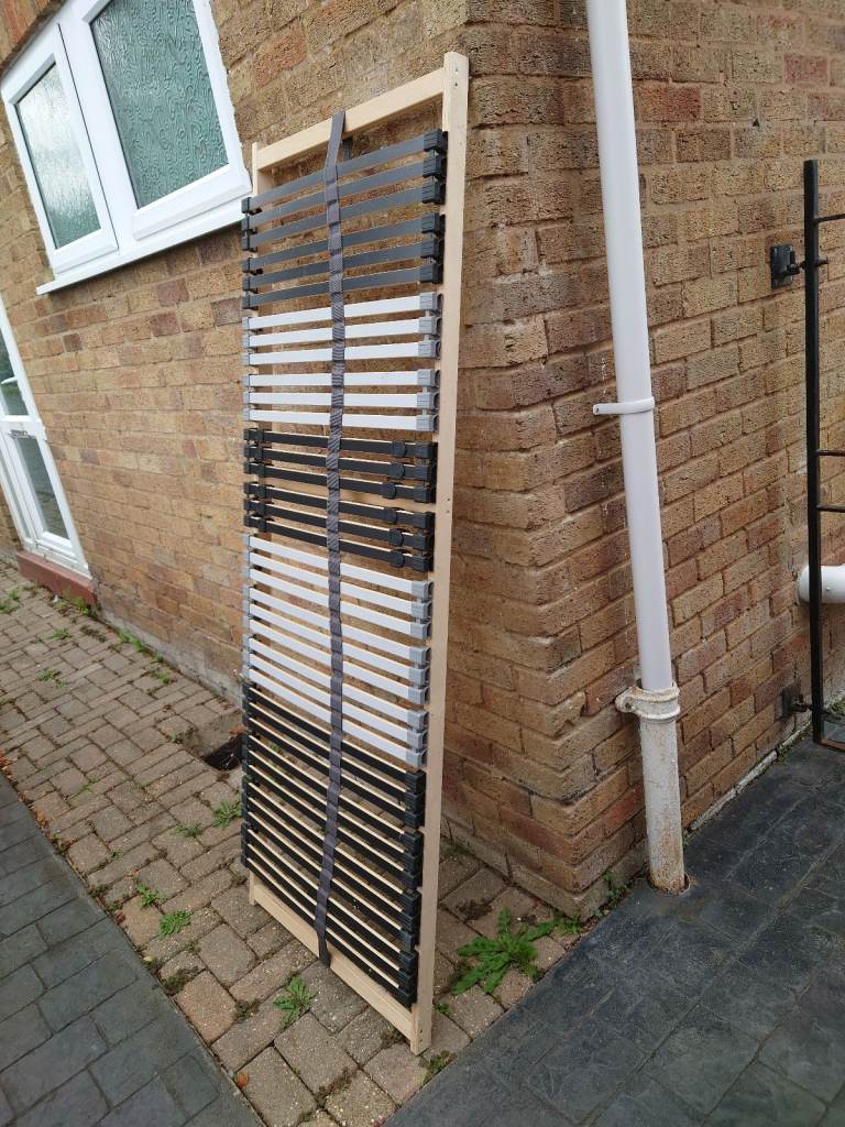 Ikea LEIRSUND Slatted double bed base, each side with independently adjustable stiffness