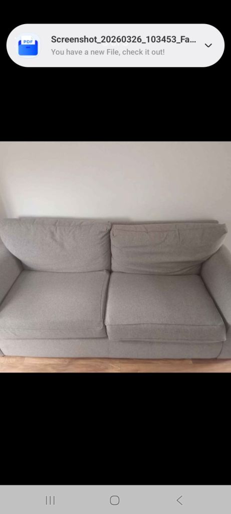 3 Seater sofa from next