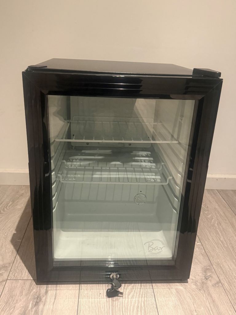  Mini Fridge with Glass Door – Never used