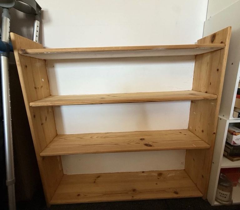 wooden bookcase