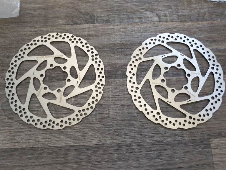 New disc brake rotors 160mm x 2