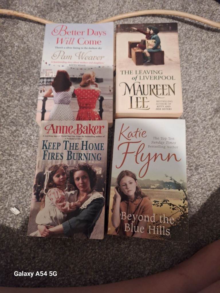 Set of 4 Fiction Paperbacks – Good Condition