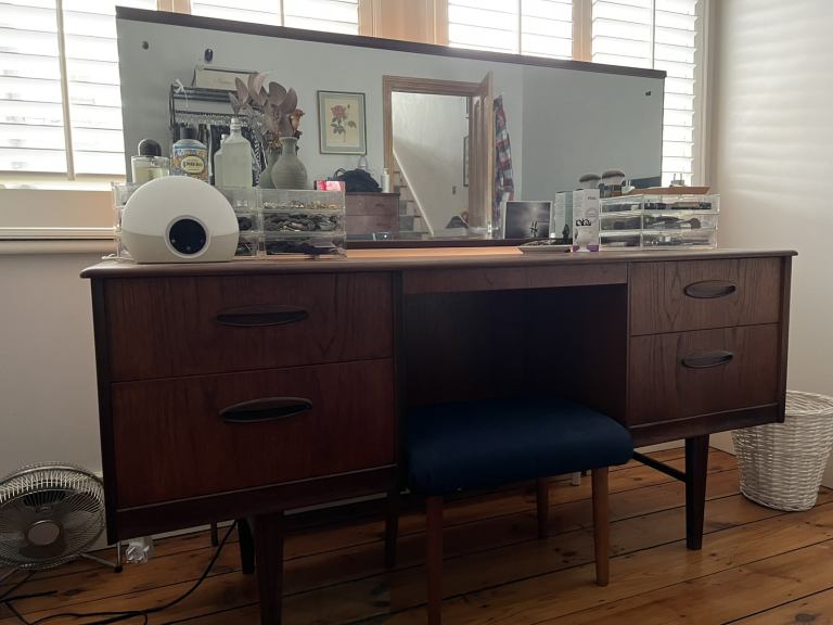 Vintage midcentury dressing table