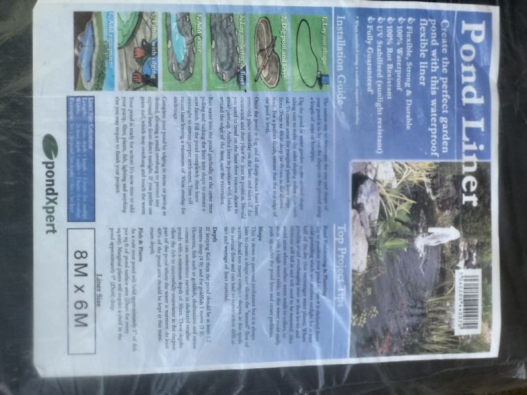 image for pond liner & underlay 