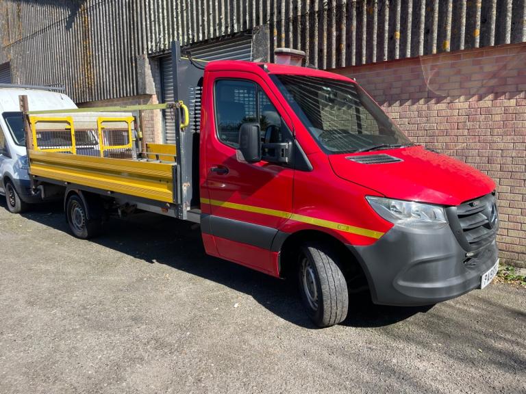 2019 Mercedes-Benz Sprinter 3.5t dropside with tail lift CHASSIS CAB Diesel Manual