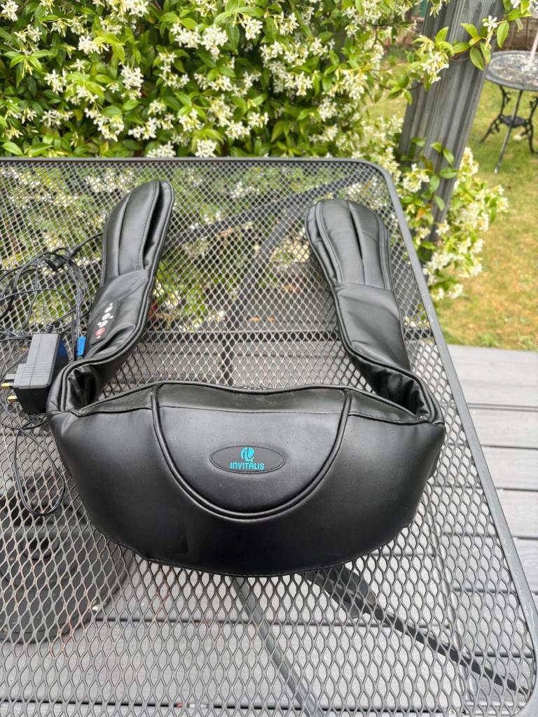 Invitalis Vitalymed Flexi Shiatsu Massager and Infrared with UK 12v Adapter