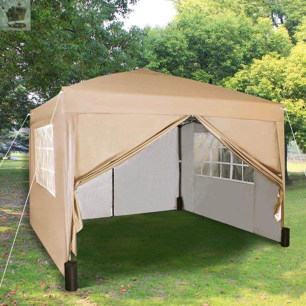 3x3m Pop up Gazebo With Sides And Weight bags