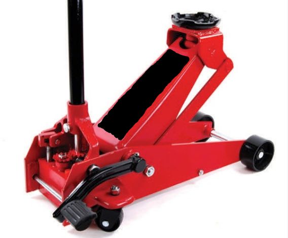 MasterPro-3 Ton Professional Quick-Lift Trolley Jack with Foot Pedal - Un-Used Item