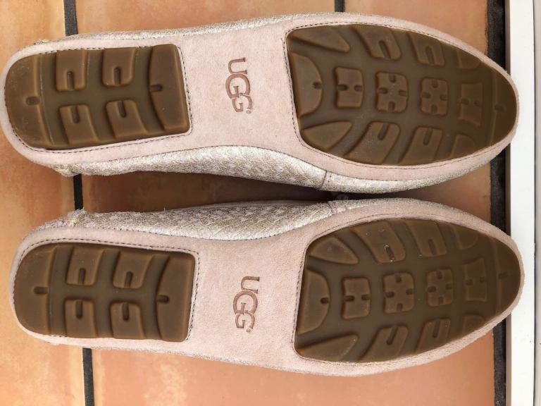 UGG Ladies slip-on Shoes. Brand New. Size5  Leather with Suede. £35