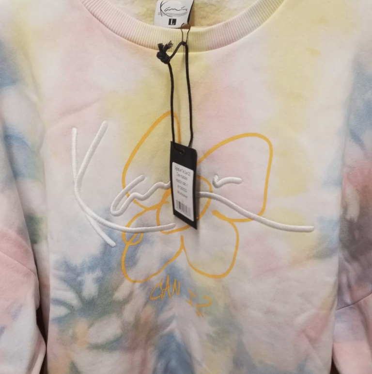 Brand New Karl Kani - Signature Tie Dye OS Crew Multicolour Size L
